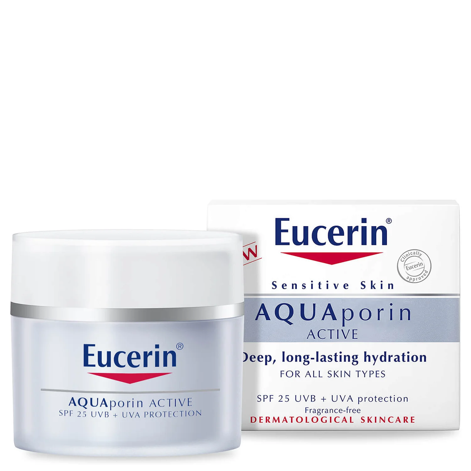 Eucerin AquaPorin Active Deep Long-lasting Hydration For All Skin Types SPF 25 + UVA